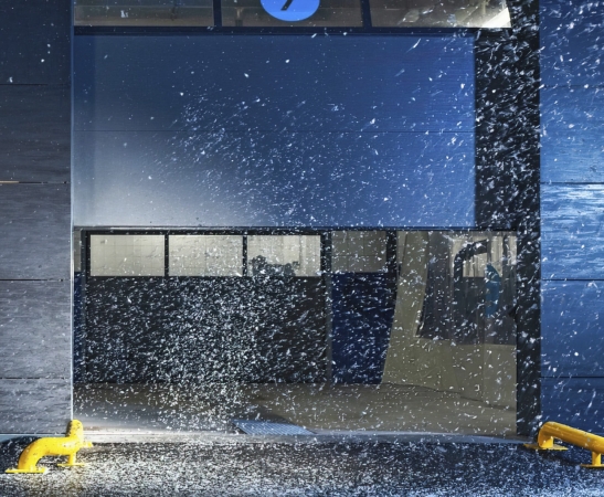 Панорамные ворота AluTherm в Зеленчукской