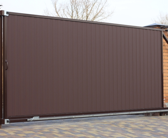 Откатные ворота в Зеленчукской