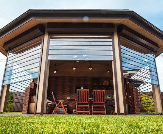 Прозрачные рольставни в Зеленчукской